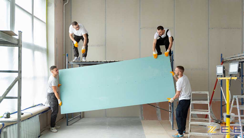 ژیپکریت یا نهشته‌ای گچی (Gypsum Board) در مصالح ساختمانی مدرن
