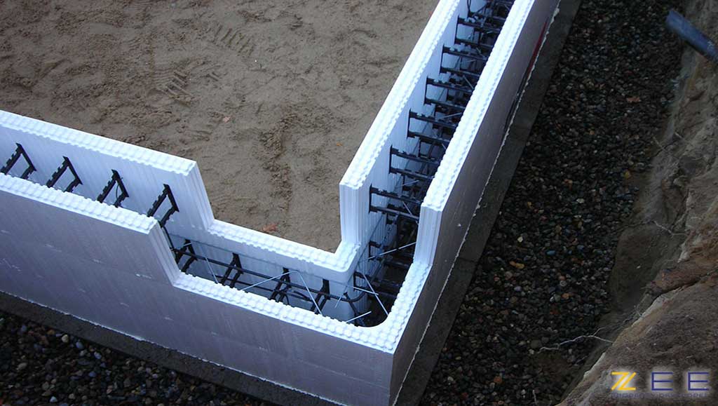 روش قالب‌های بتن عایق شده ICF (Insulated Concrete Formwork)