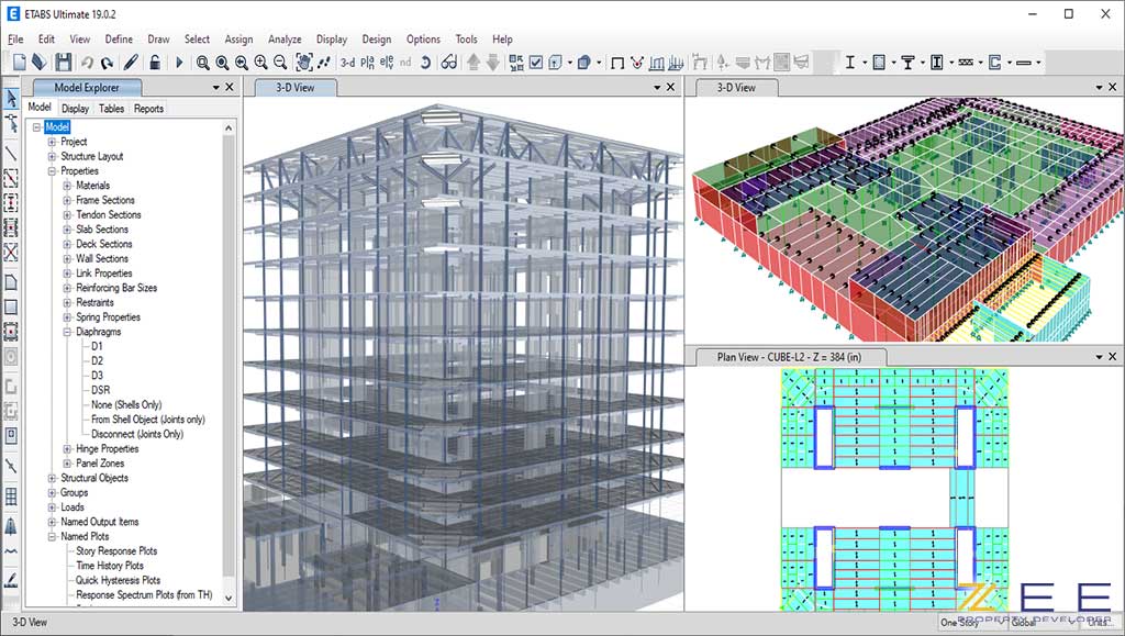 استفاده از نرم‌افزار ETABS در مهندسی عمران