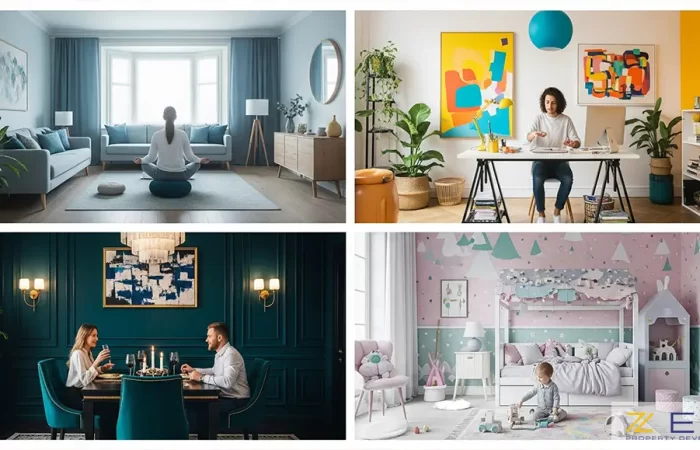 روانشناسی رنگ‌ها در دکوراسیون داخلی