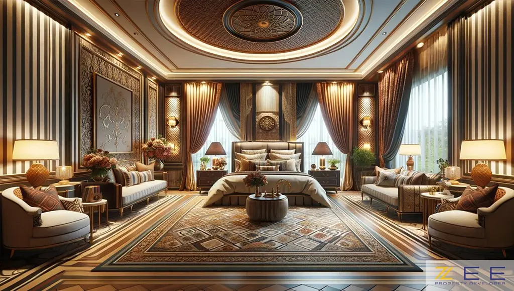 پرده مدرن برای اتاق خواب