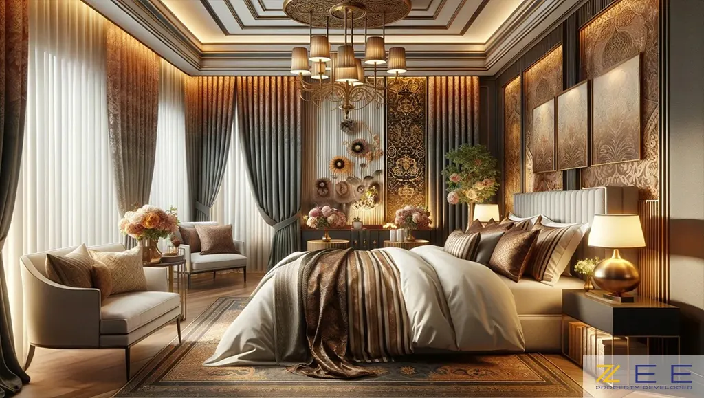 نقش مهم پرده در دکوراسیون اتاق خواب