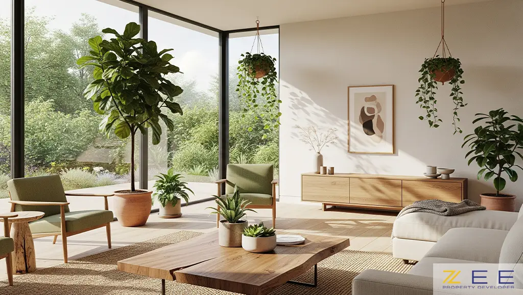 اجرای سبک بیوفیلیک در چیدمان خانه