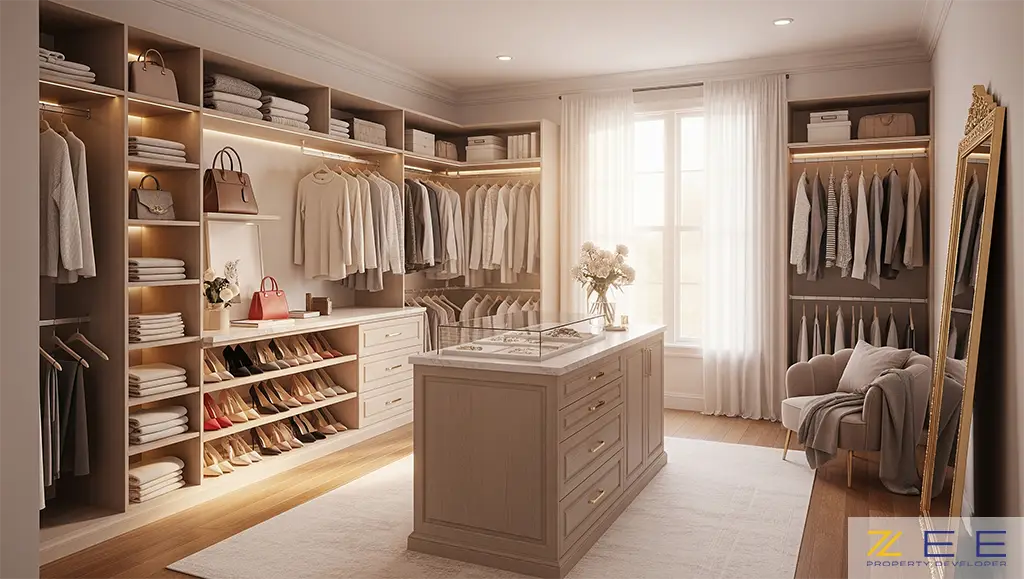 طراحی کلوزت روم در خانه