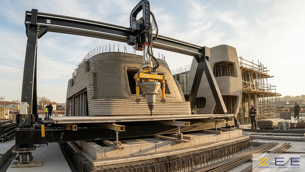 پرینت سهبعدی ساختمان