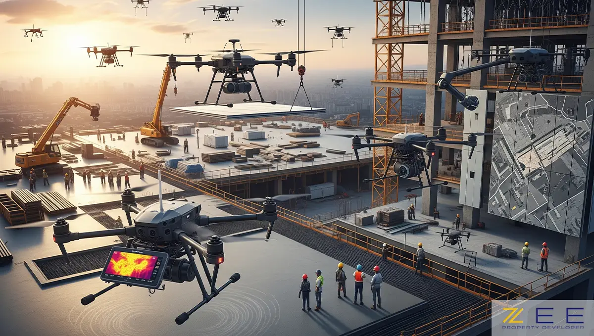 پهپاد در ساختمان سازی