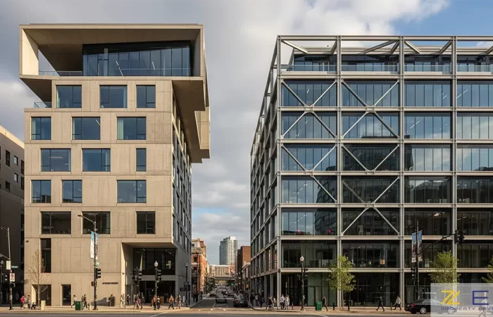 مقایسه سازه بتنی و فولادی