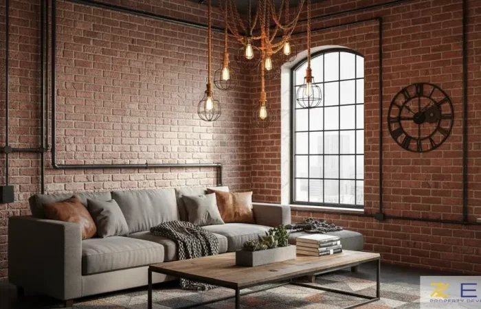 سبک صنعتی در طراحی معماری داخلی
