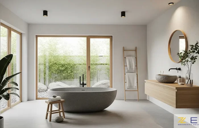 طراحی حمام اسپا مدرن