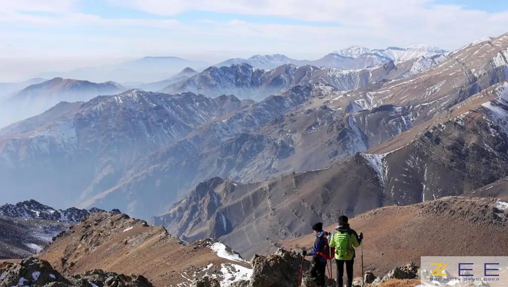 نمایی از مسیر کوهپیمایی کلکچال