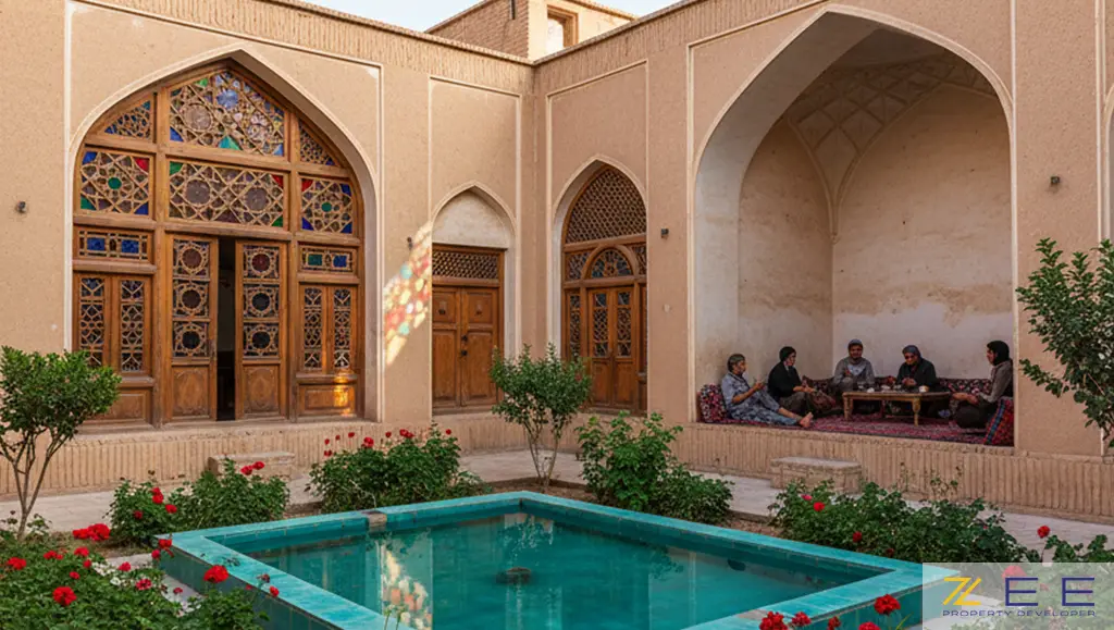 استفاده از معماری سنتی ایرانی در طراحی خانه