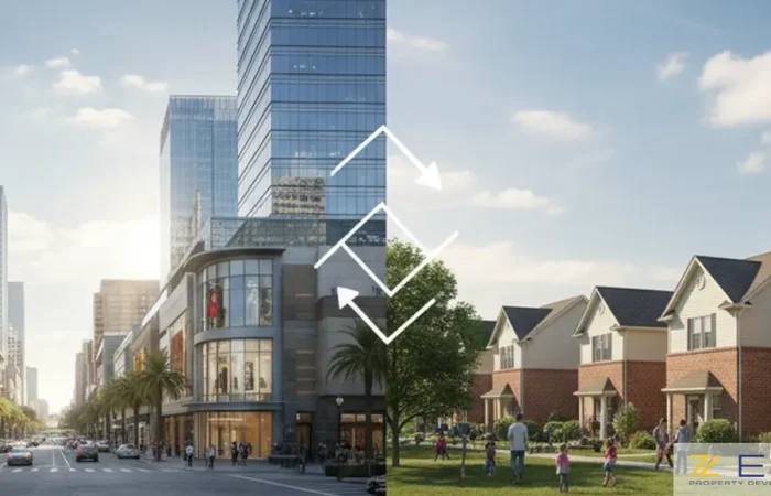 سرمایه‌گذاری در املاک تجاری یا مسکونی؟