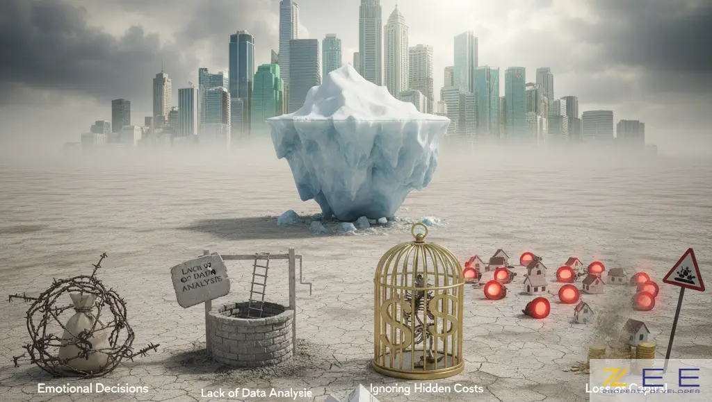 اشتباهات رایج در سرمایهگذاری ملکی