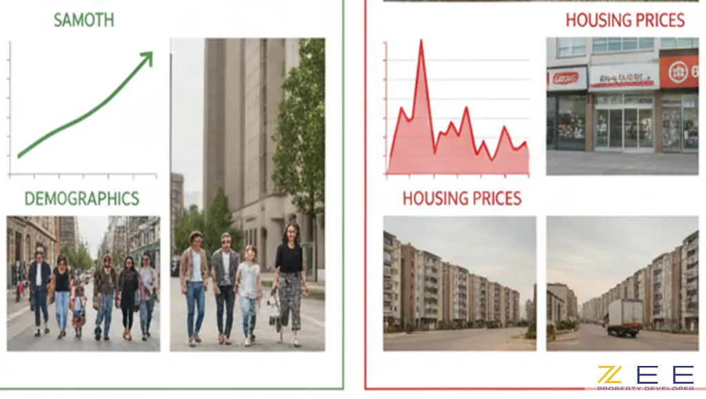 پتاسیل رشد یک محله یا رکود محله