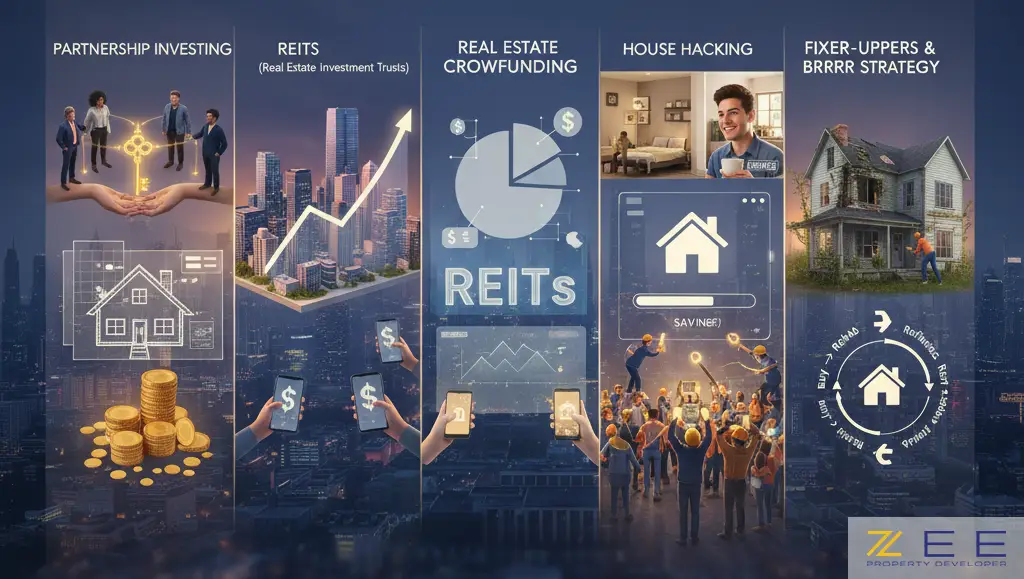 پنج روش سرمایهگذاری در املاک