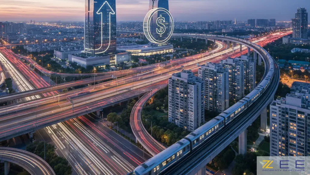 تأثیر توسعه حمل‌ونقل شهری بر ارزش ملک