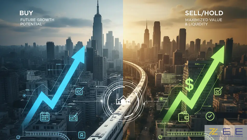 خرید خانه و پتانسیل رشد آینده و فروش/نگهداری برای حداکثر ارزش و نقدشوندگی