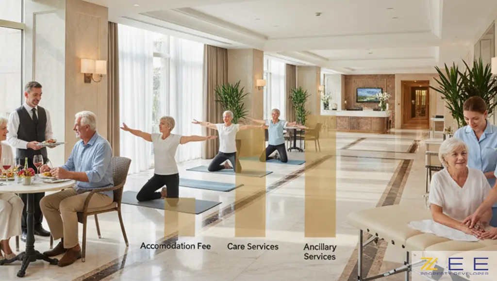 خانه سالمندان لوکس شامل هزینههای اقامت، مراقبت و خدمات جانبی در محیطی فعال