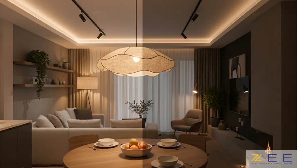 نورپردازی در خانه و جذابیت بصری