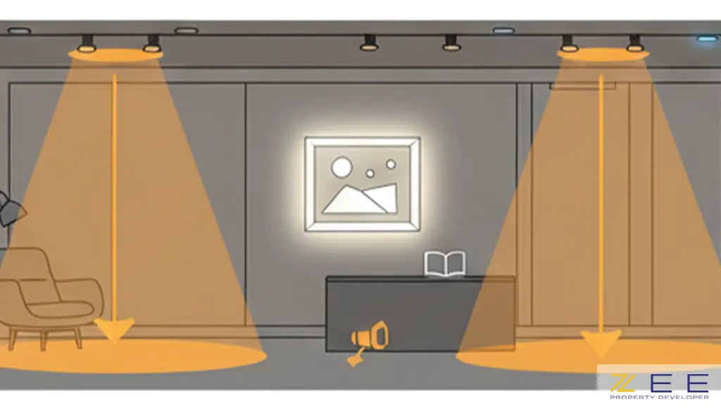 نور تاکیدی (Accent) در نورپردازی داخلی