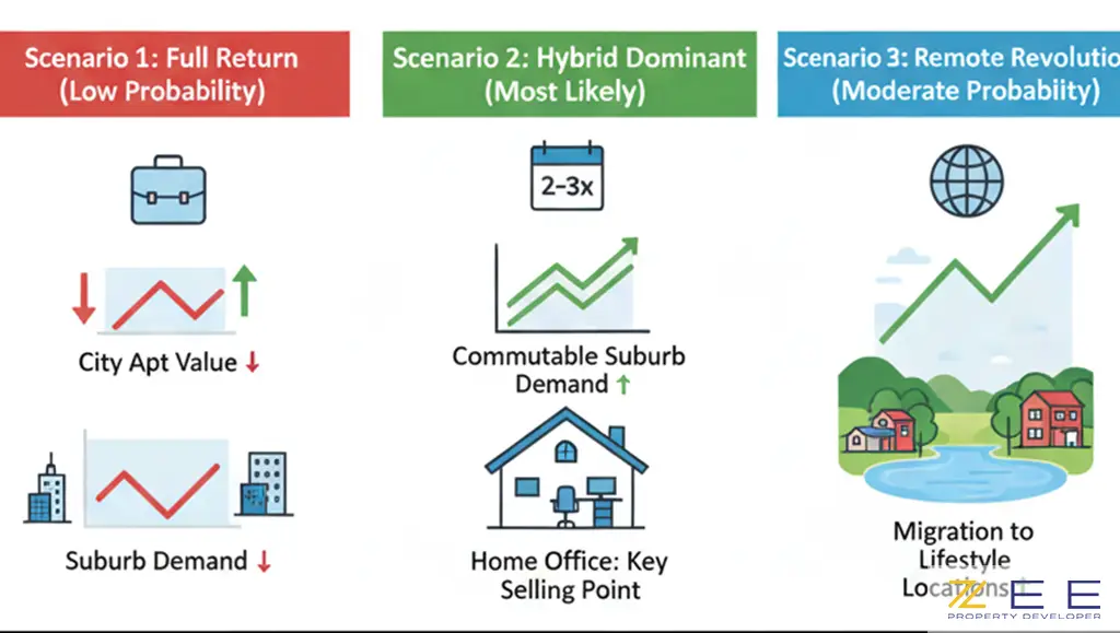 عوامل تاثیرگذار بر ارزش ملک در عصر دورکاری، شامل فضا، اتصالپذیری و کیفیت زندگی