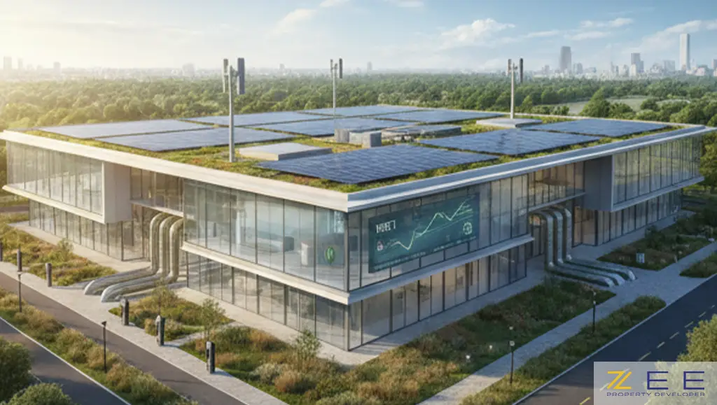 نمایی از ساختمانهای انرژی صفر، تلفیقی از معماری مدرن و پایداری