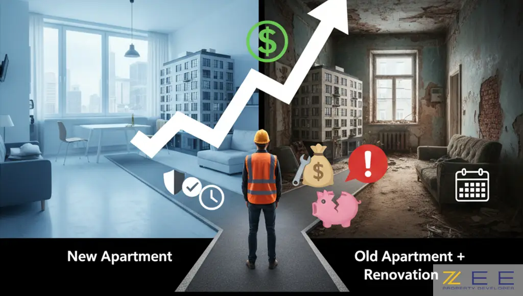 مقایسهای از آپارتمان جدید و قدیمی بازسازیشده با تاکید بر تصمیمگیری مبتنی بر داده