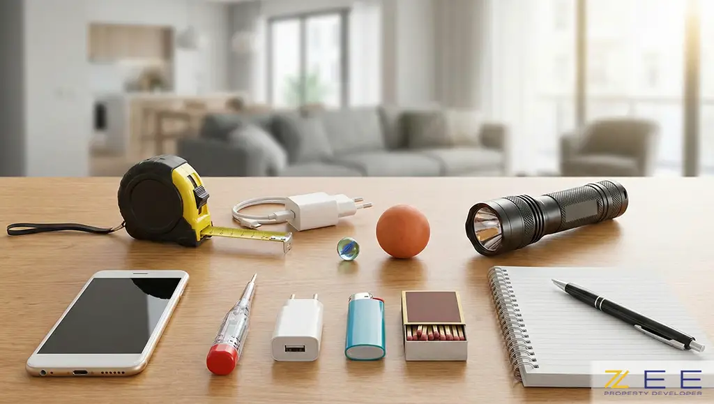 مجموعه ابزارهای ضروری برای بازرسی فنی و چکلیست تحویل خانه