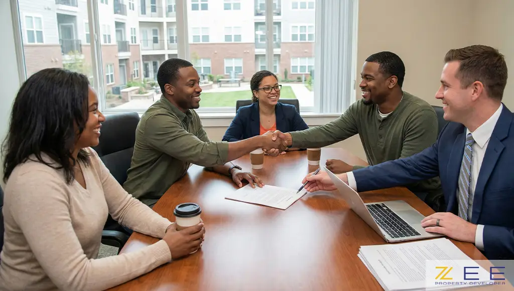 ایجاد توافق و همکاری بین مدیر و ساکنین در جلسه ساختمان