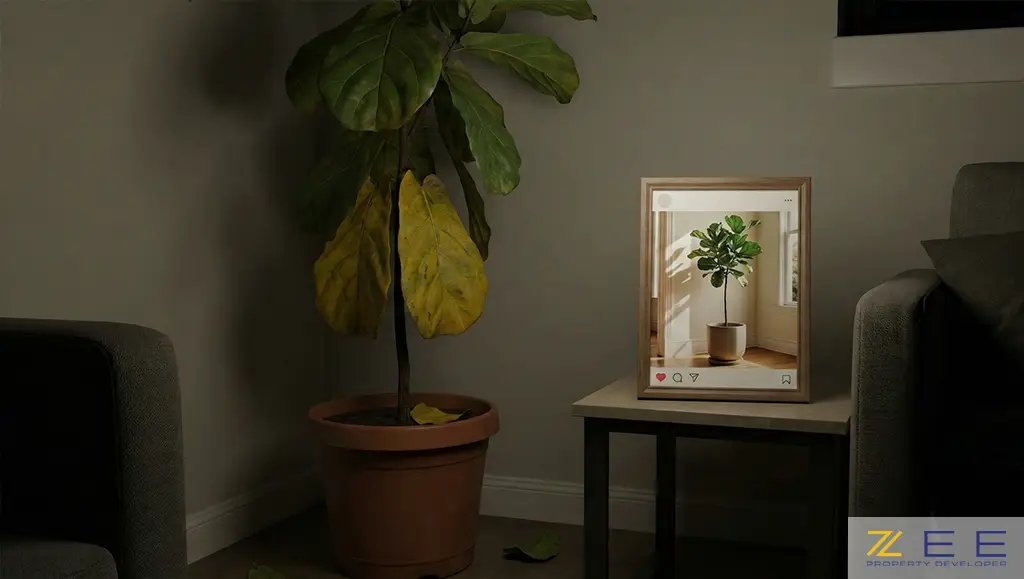 مقایسه واقعیت تلخ نگهداری نادرست گیاه با تصویر ایدهآل اینستاگرامی