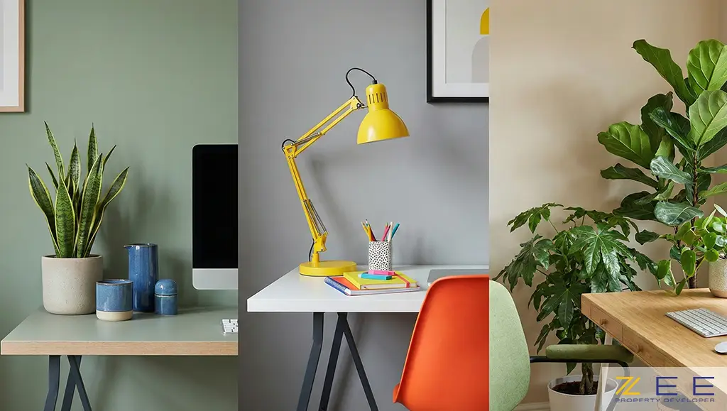 نمونههایی از پالتهای رنگی مختلف و تأثیر آنها در دکوراسیون اداری