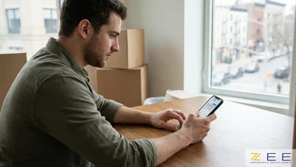 ارسال پیامک رسمی اطلاعرسانی زمان تخلیه خانه به صاحبخانه توسط مستاجر