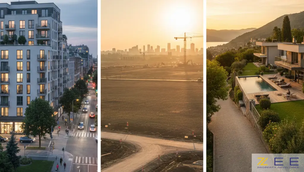 سرمایهگذاری در آپارتمان، ویلا و زمین