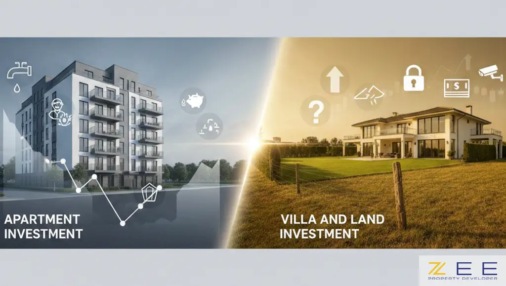 تفاوت سرمایهگذاری در آپارتمان، ویلا و زمین