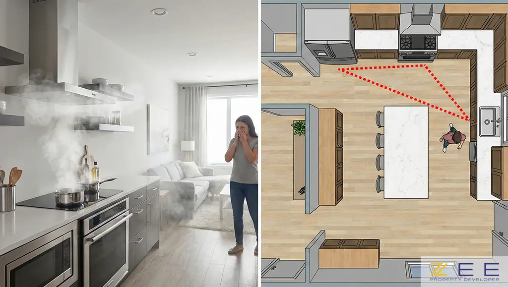 طراحی آشپزخانه اپن، توهم وسعت یا ضرورت مدرن