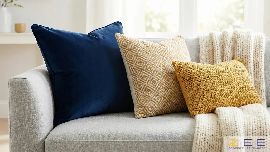 جادوی تغییر دکوراسیون؛ راهنمای حرفه‌ای انتخاب و ترکیب کوسن برای مبل و تخت