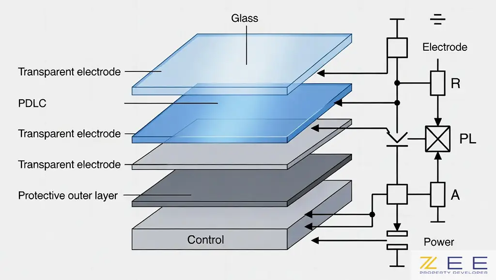 طراحی شیشههای هوشمند